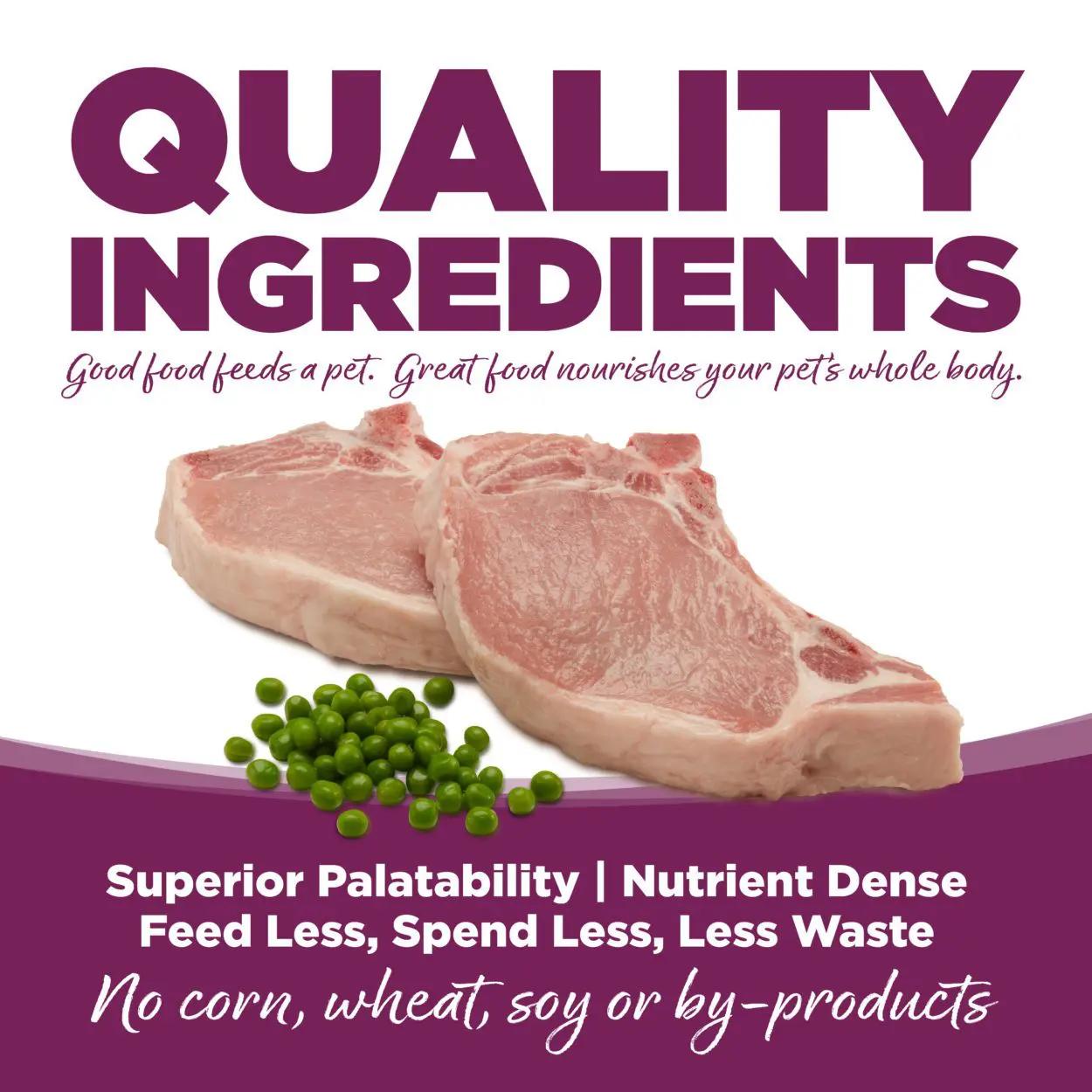 Pure natural grain free pork best sale