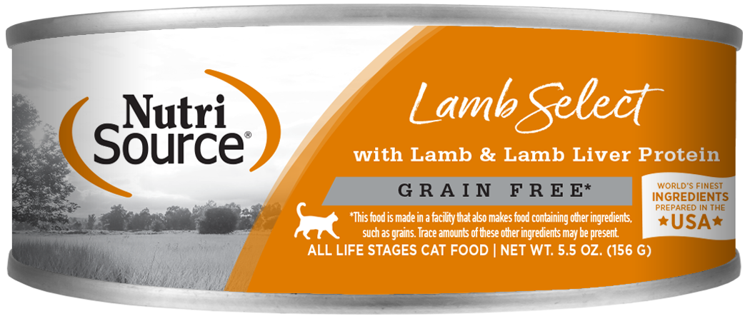 Lamb Lamb Liver Select Wet Cat Food NutriSource Pet Foods