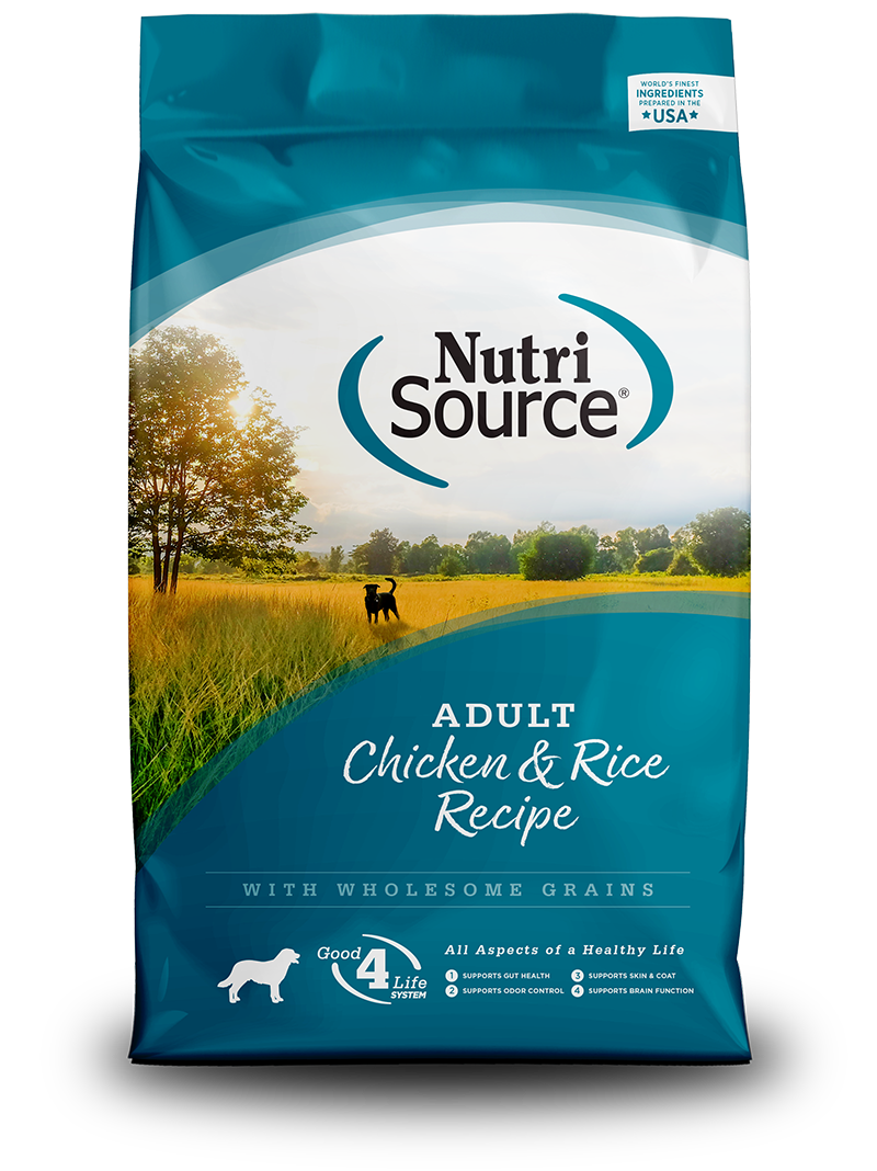 Nutrisource adult rice 2025 canned dog food