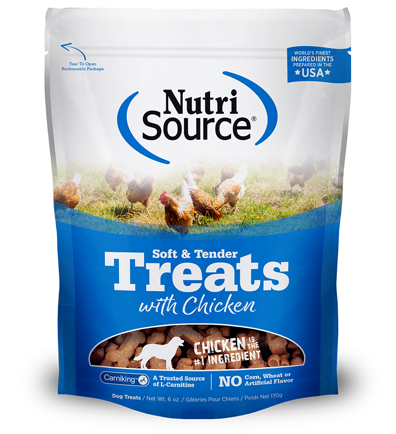 Healthy Dog Treats | Soft & Tender Chicken | NutriSource Pet Foods