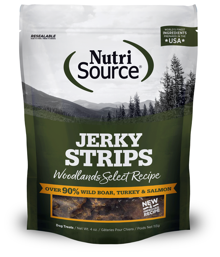 NutriSource Jerky Strips - Woodlands Select Recipe