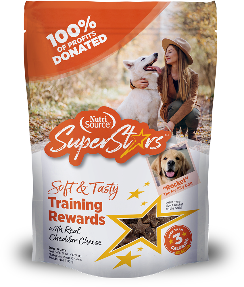 NutriSource SuperStars Cheddar Cheese Soft & Tasty Training Rewards