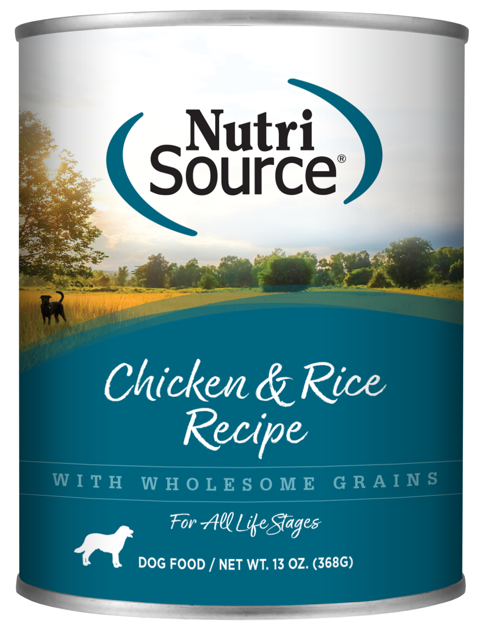 Chicken Rice Recipe Wet Dog Food NutriSource Pet Foods