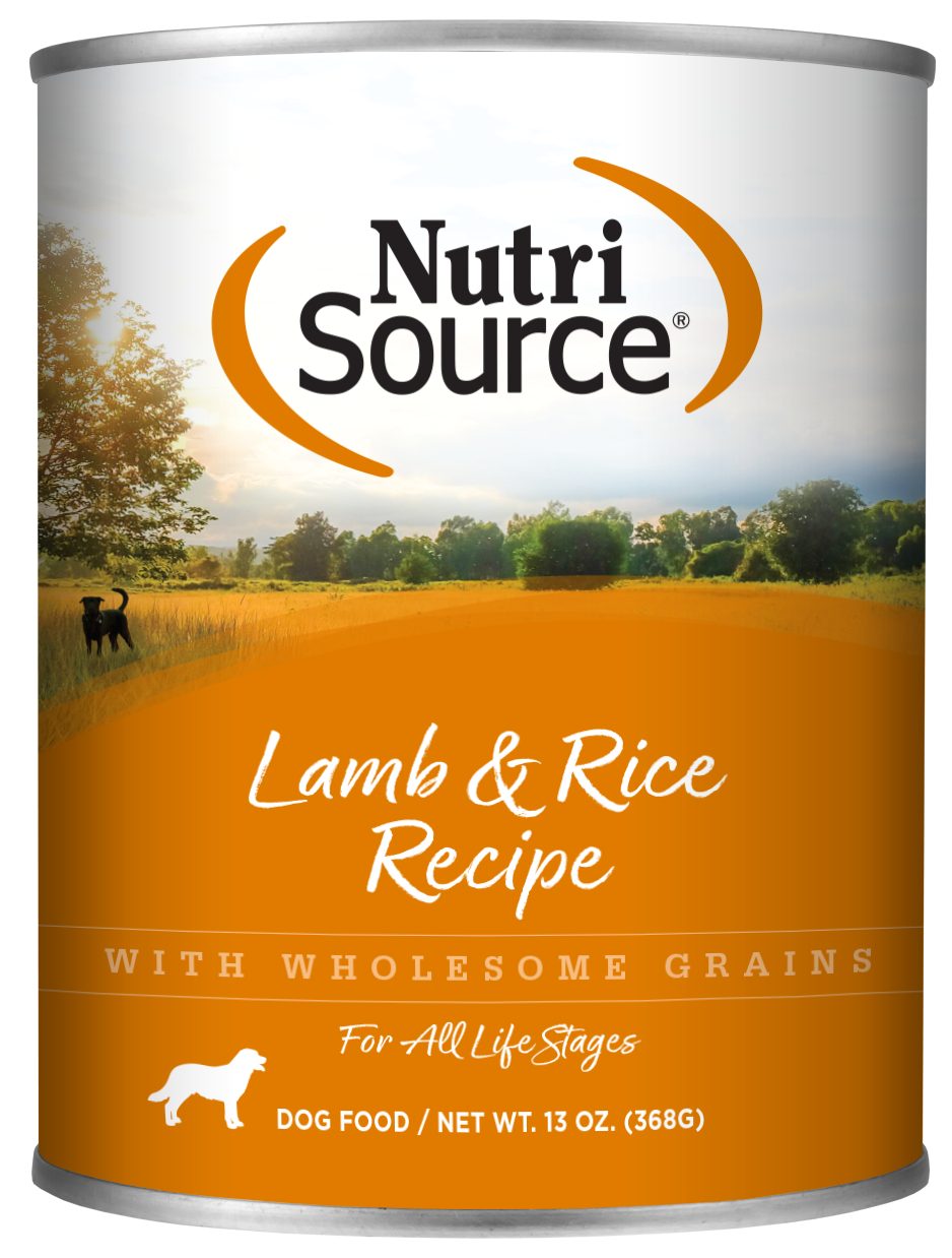 Lamb Rice Recipe Wet Dog Food NutriSource Pet Foods