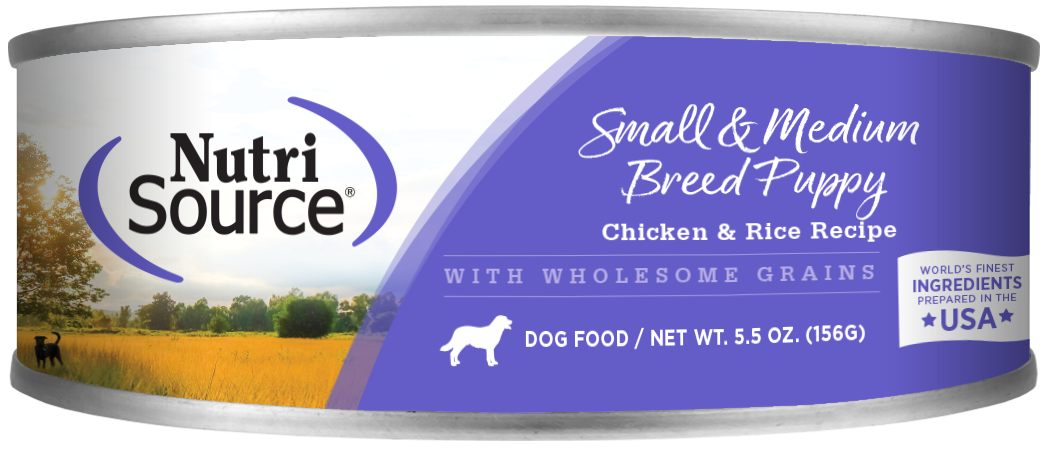 NutriSource Small & Medium Breed Puppy Chicken & Rice Recipe