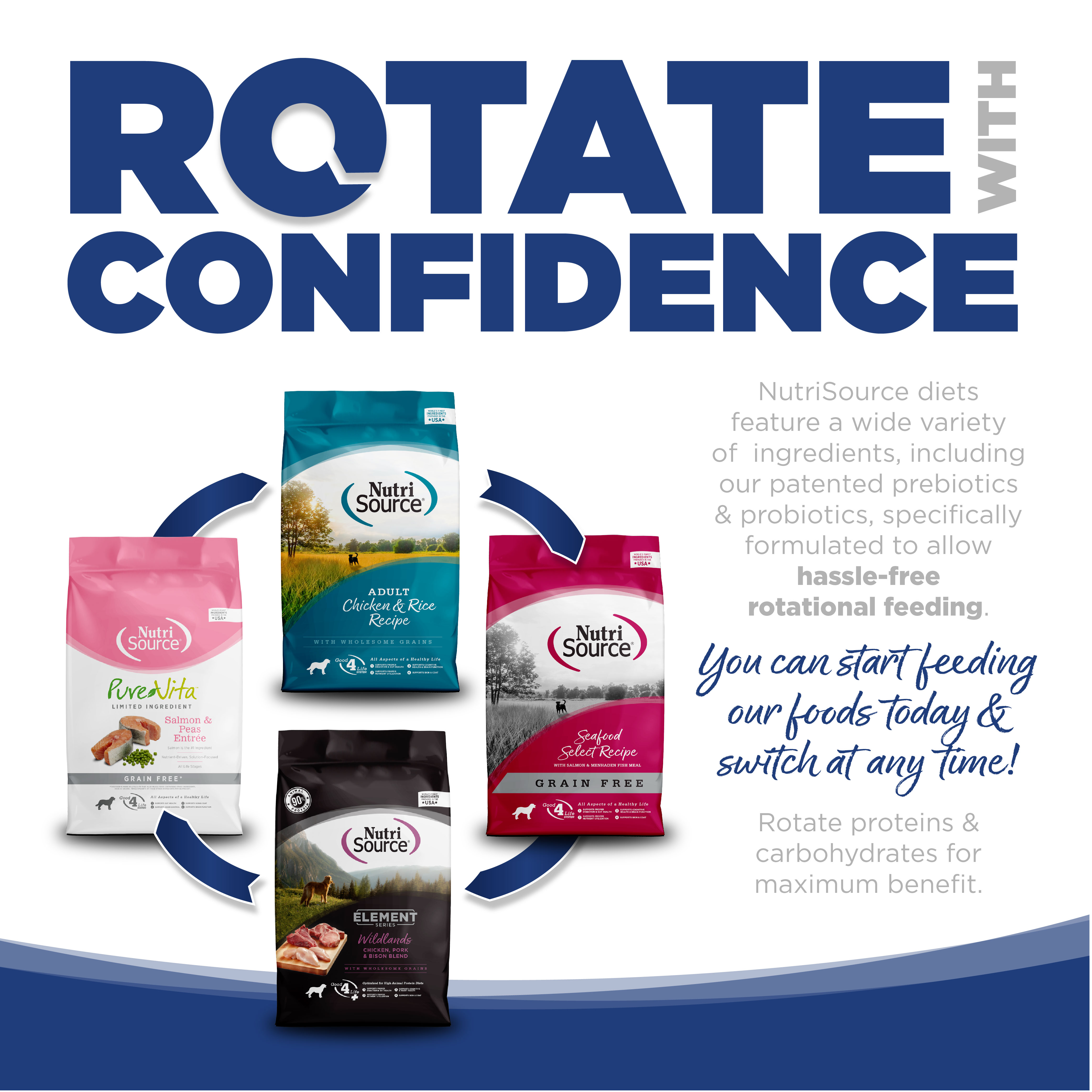 Trout & Rice Recipe Healthy Dog Food NutriSource Pet Foods