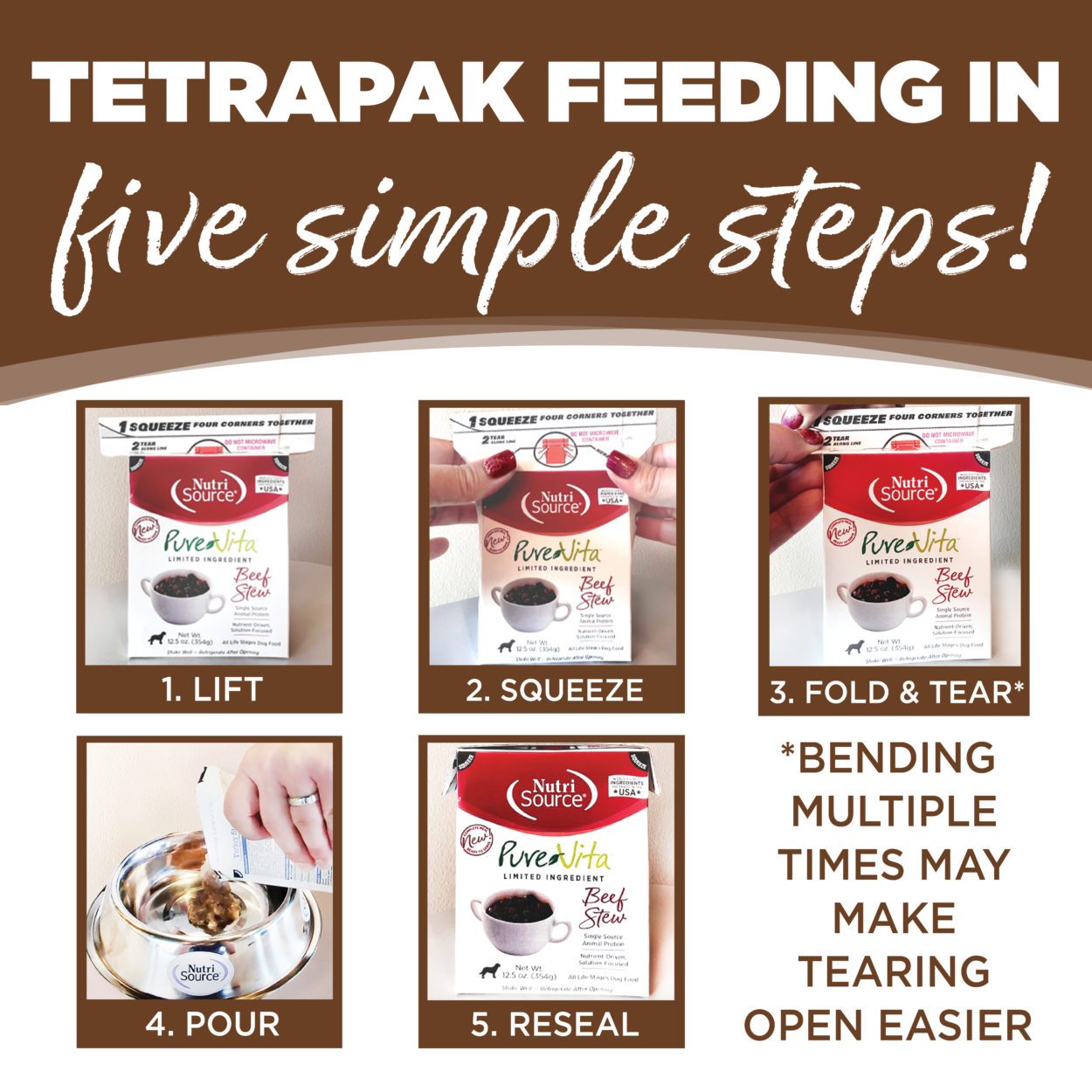 TETRAPAK FEEDING IN five simple steps!