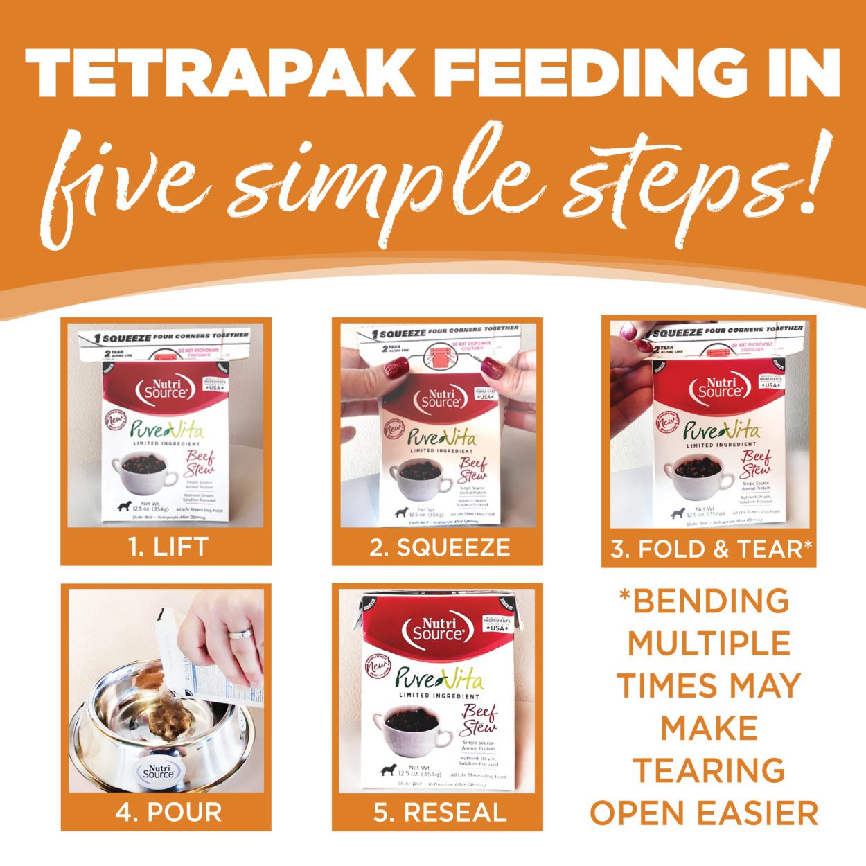 TETRAPAK FEEDING IN five simple steps!