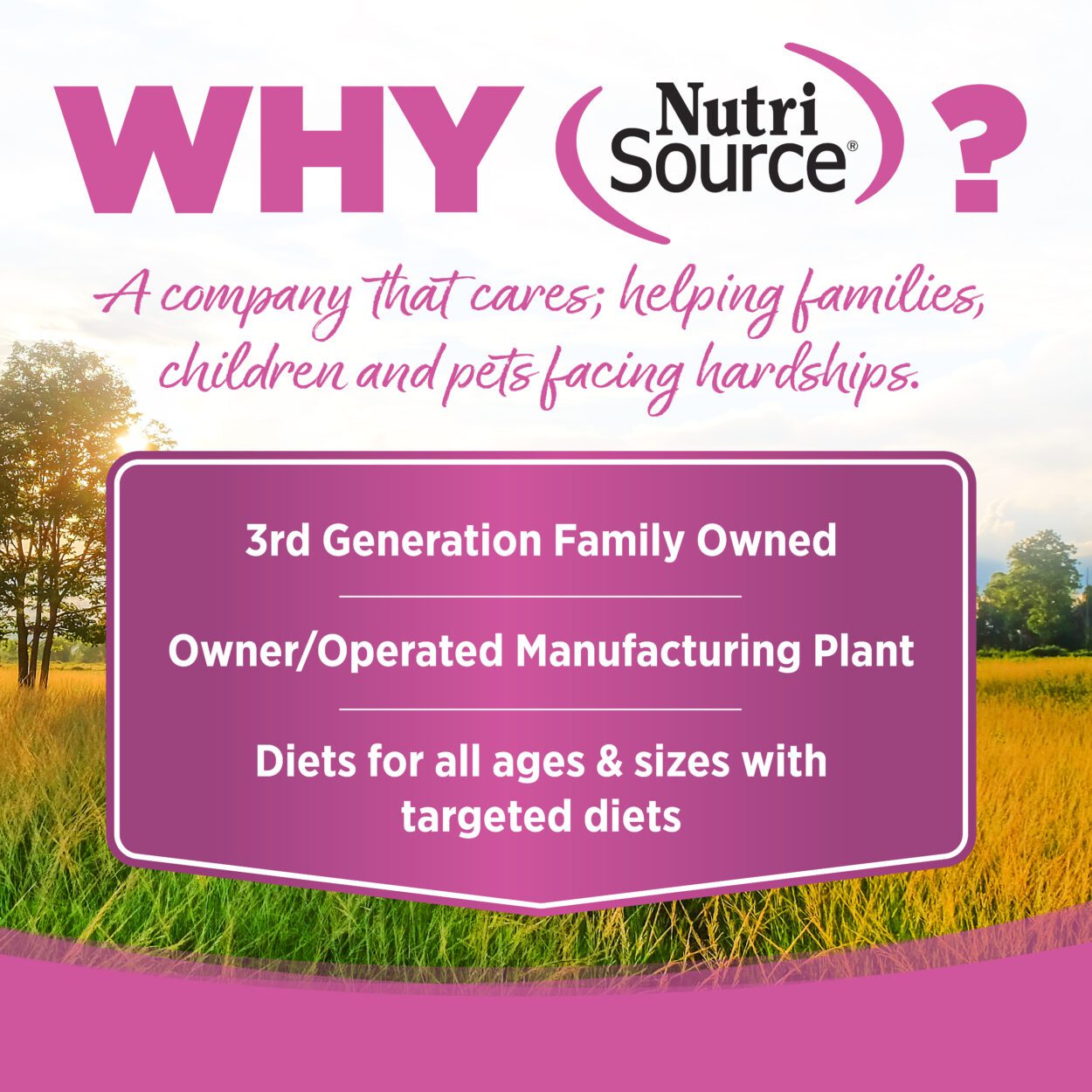 WHY NutriSource?