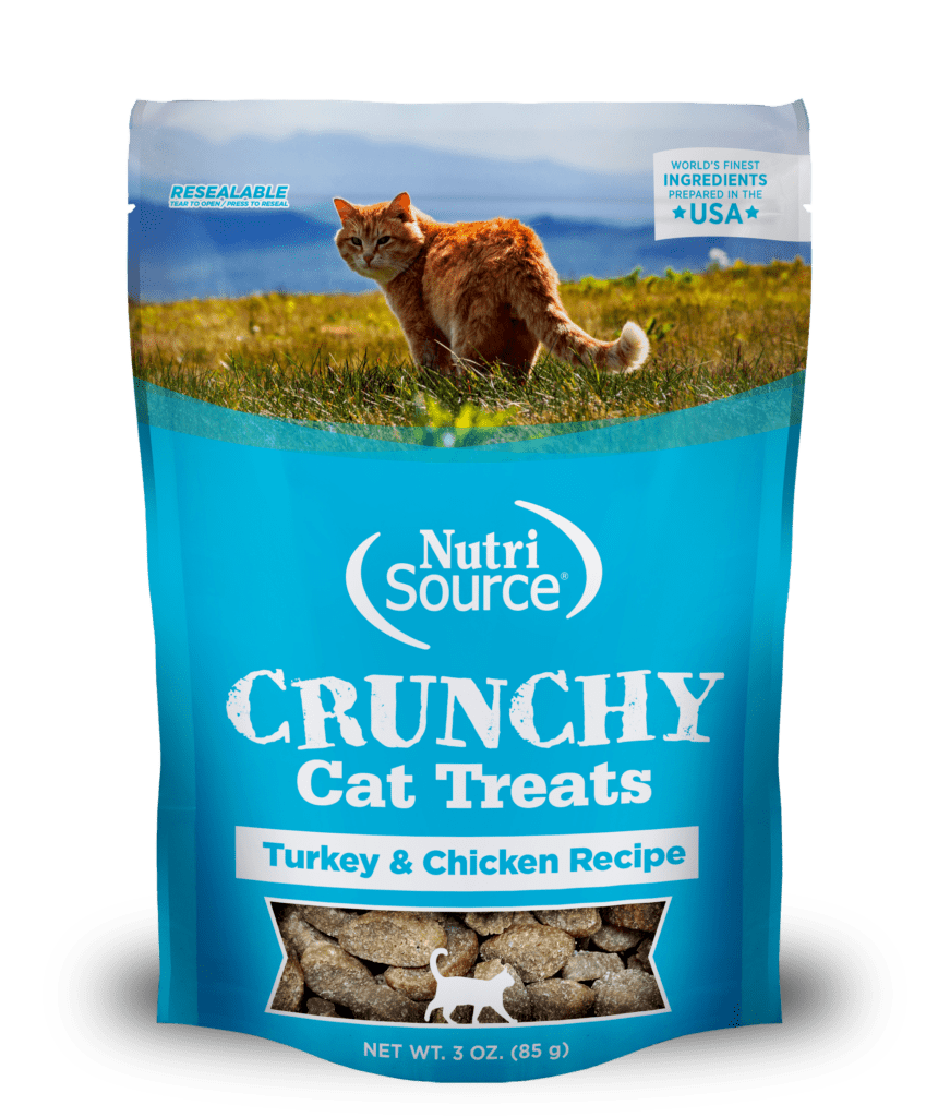 Healthy Cat Treats | Crunchy Cat Turkey & Chicken| NutriSource Pet Foods