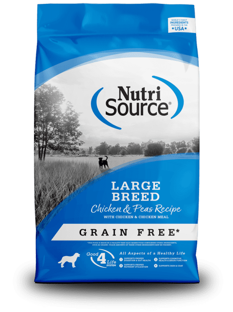 Large Breed Chicken & Pea | Healthy Dog Food | NutriSource Pet Foods