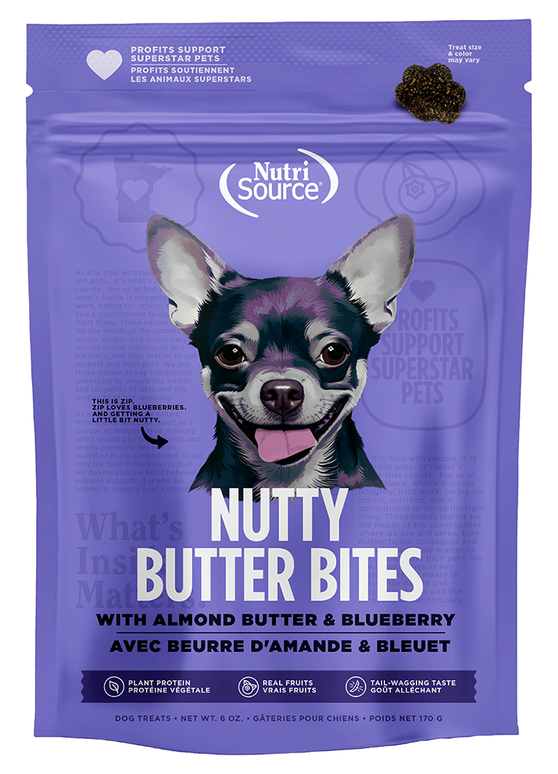 Almond Butter & Blueberry Nutty Butter Bites