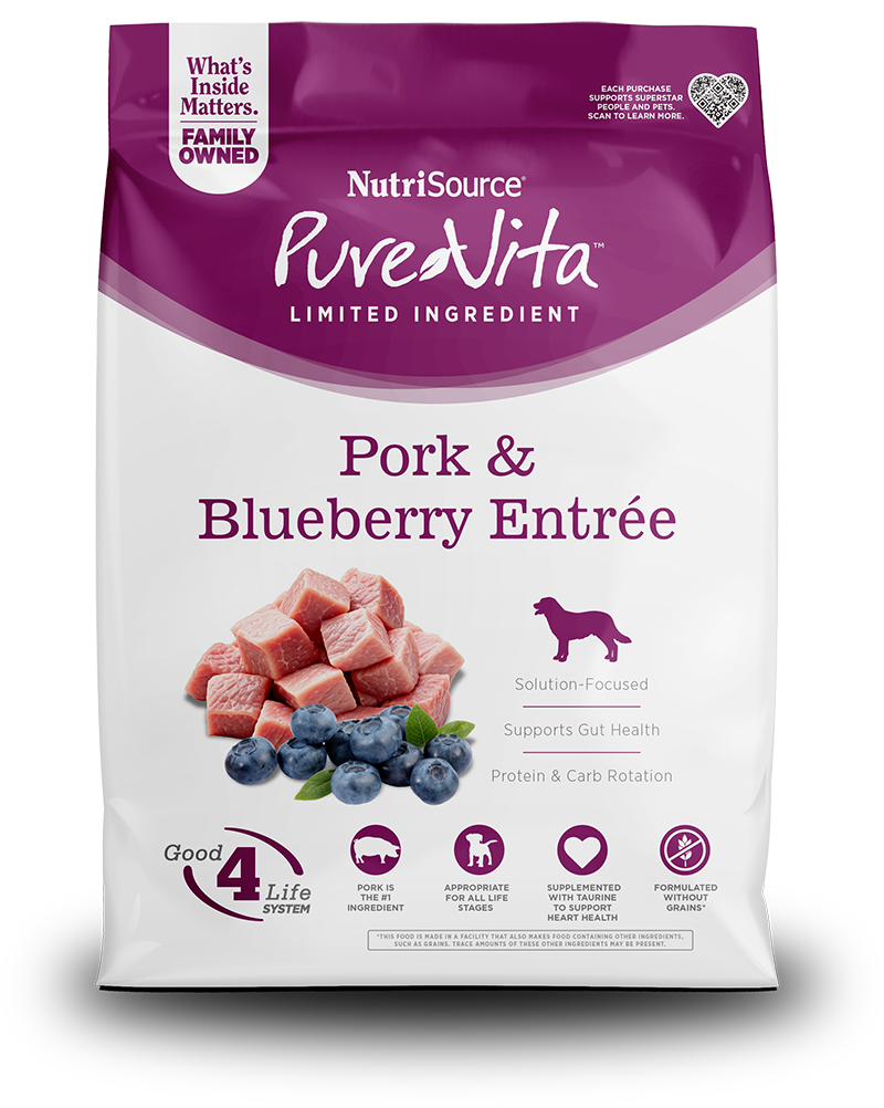 Pork & Blueberry Entrée